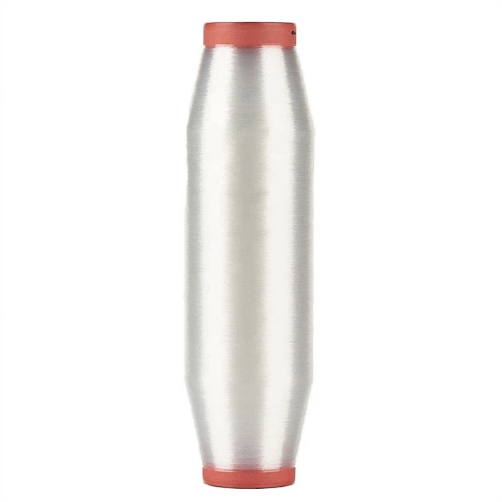 0.08mm 0.10mm 0.12mm GRS RPET Monofilament Yarn For Shoes Spacer Fabric