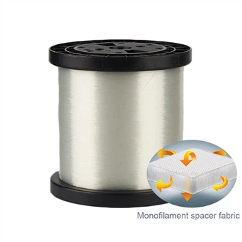 Fire monofilament din poliester 100D pentru țesătură cu plasă de aer tricotat...